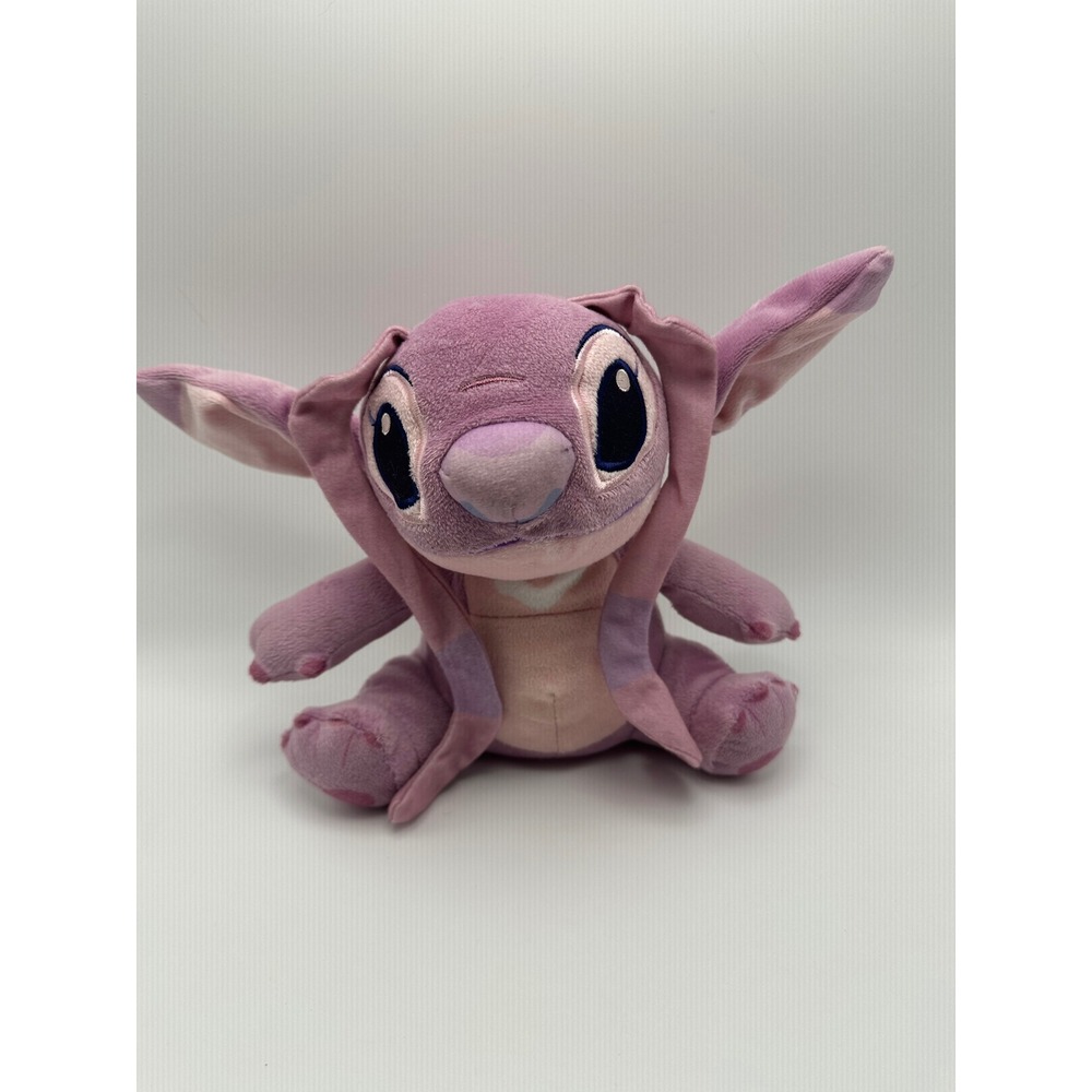 Disney Lilo & Stitch Angel Pink Plush Stuffed Animal Toy Just Play 7 Inch